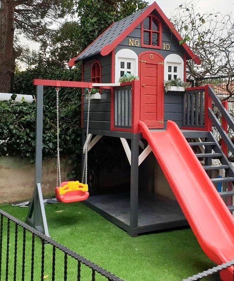 Uygun Fiyatlı Ahşap Oyun Evi Resmi